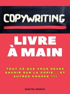 cover image of Copywriting--livre à main